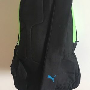 Puma Bags - PUMA Neon Green & Blue Sling Backpack Schwann USA Puma Bags - PUMA Neon Green & Blue Sling Backpack Schwann USA
